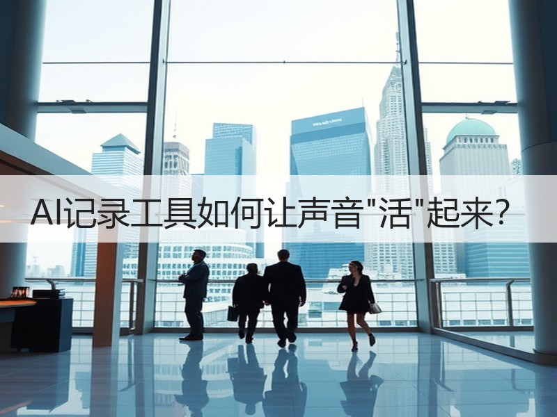 AI记录工具如何让声音