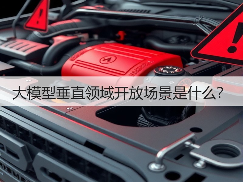 大模型垂直领域开放场景是什么？