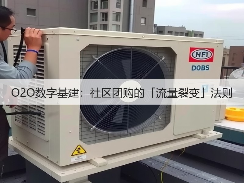 O2O数字基建：社区团购的「流量裂变」法