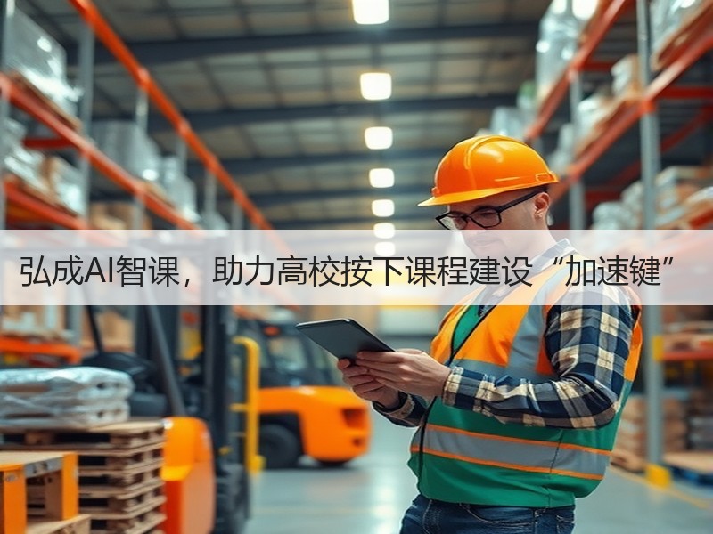 弘成AI智课，助力高校按下课程建设“加速