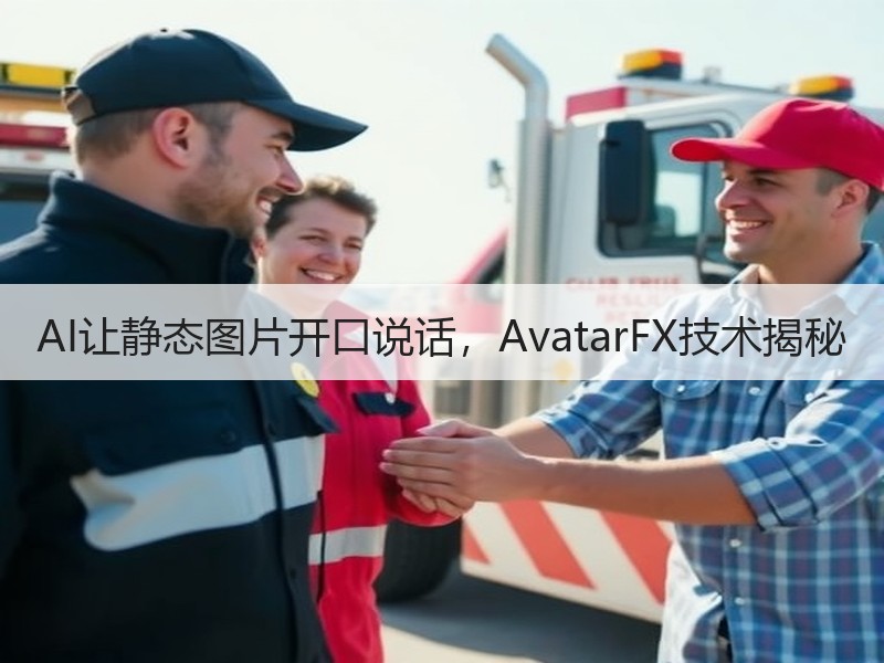AI让静态图片开口说话，AvatarFX