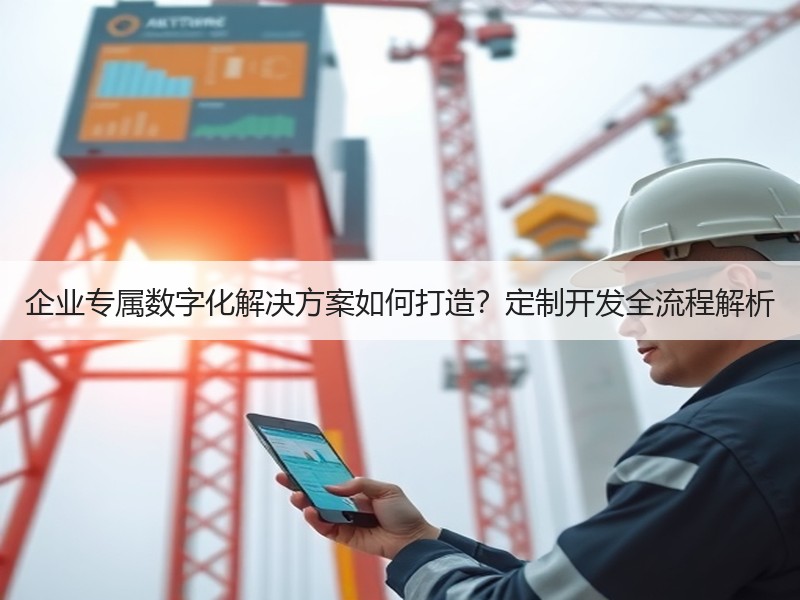 企业专属数字化解决方案如何打造？定制开发