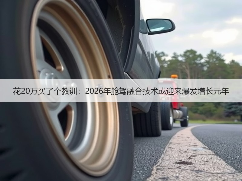 花20万买了个教训：2026年舱驾融合技