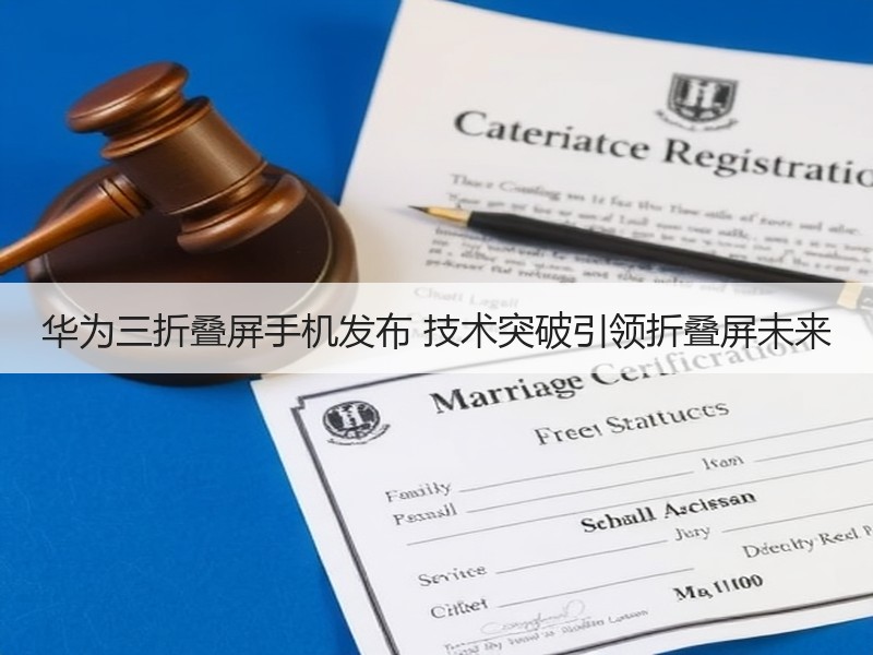 华为三折叠屏手机发布 技术突破引领折叠屏