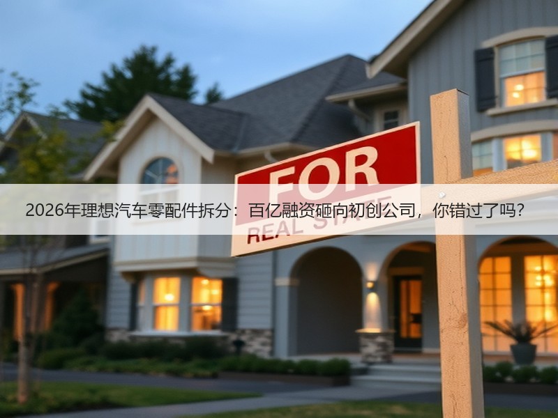 2026年理想汽车零配件拆分：百亿融资砸