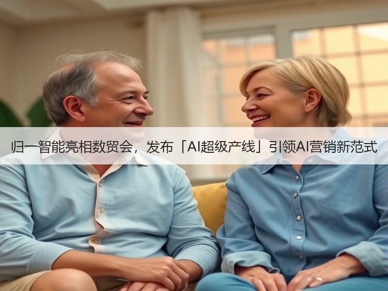 归一智能亮相数贸会，发布「AI超级产线」
