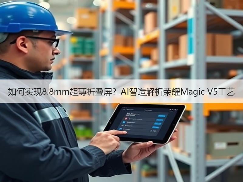 如何实现8.8mm超薄折叠屏？AI智造解