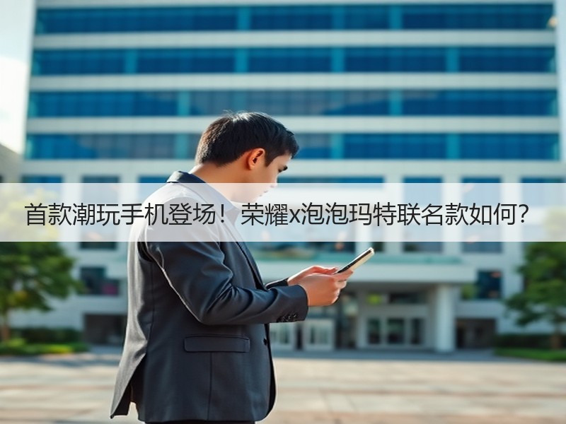首款潮玩手机登场！荣耀x泡泡玛特联名款如