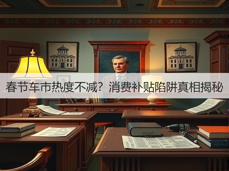 春节车市热度不减？消费补贴陷阱真相揭秘