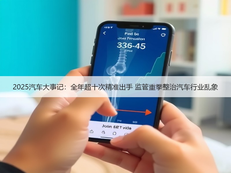 2025汽车大事记：全年超十次精准出手 