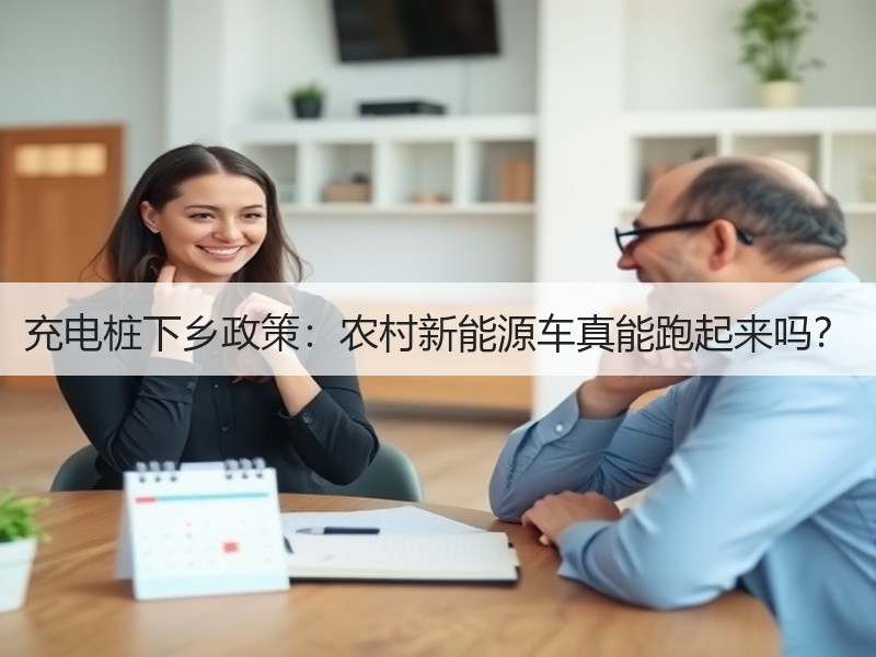 充电桩下乡政策：农村新能源车真能跑起来吗