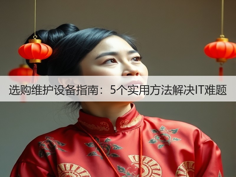 选购维护设备指南：5个实用方法解决IT难