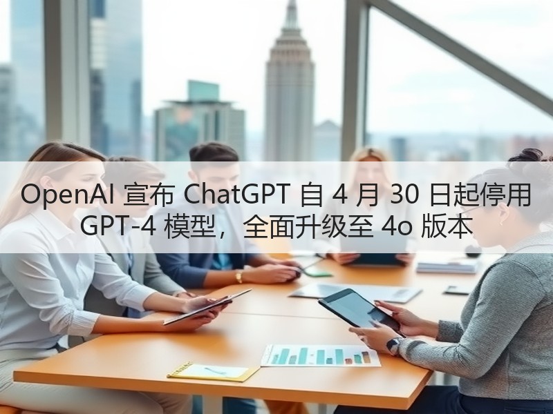 OpenAI 宣布 ChatGPT 自 
