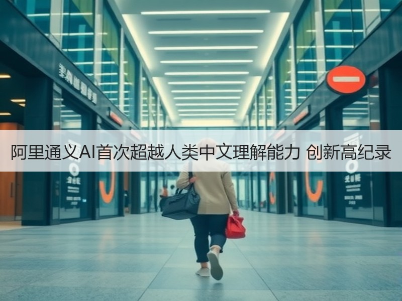 阿里通义AI首次超越人类中文理解能力 创