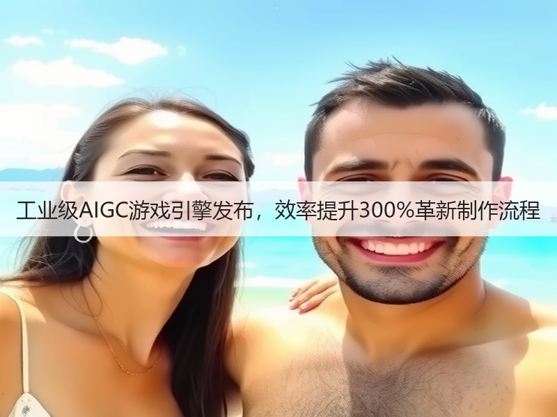 工业级AIGC游戏引擎发布，效率提升30