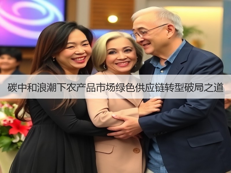 碳中和浪潮下农产品市场绿色供应链转型破局
