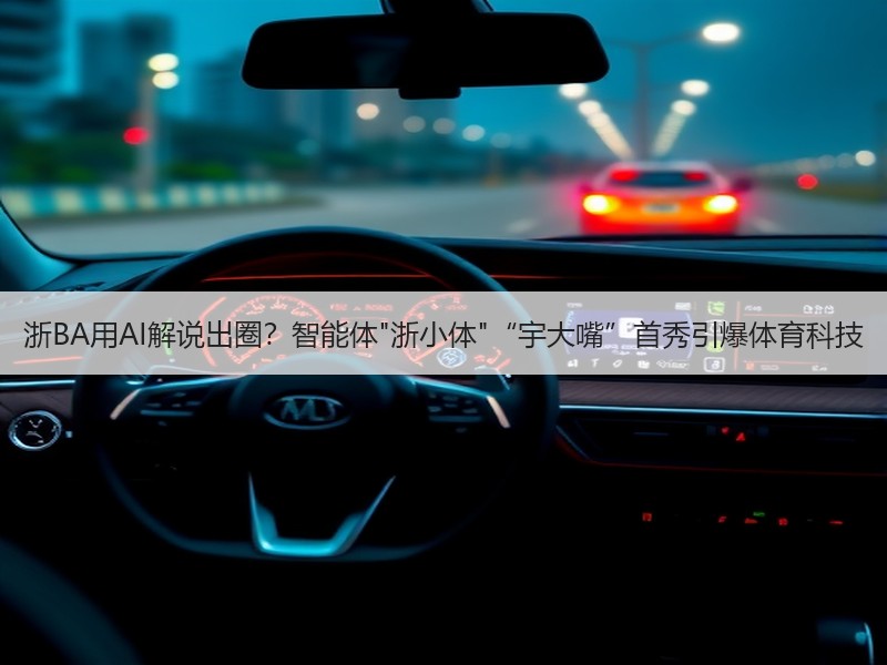 浙BA用AI解说出圈？智能体