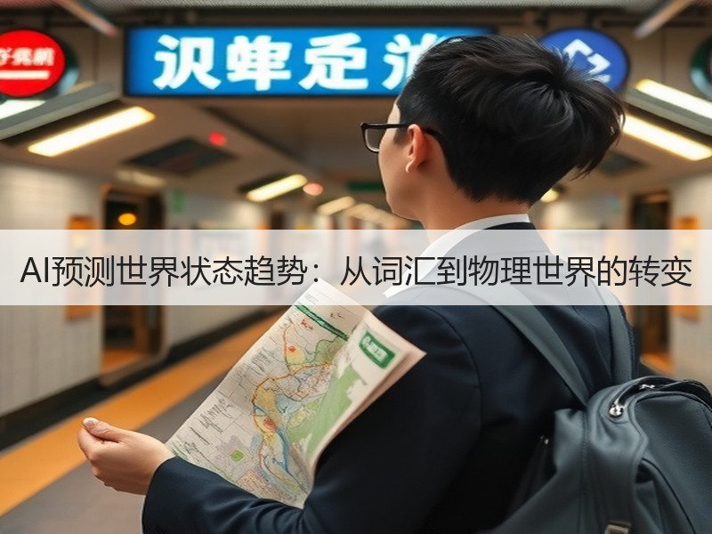 AI预测世界状态趋势：从词汇到物理世界的