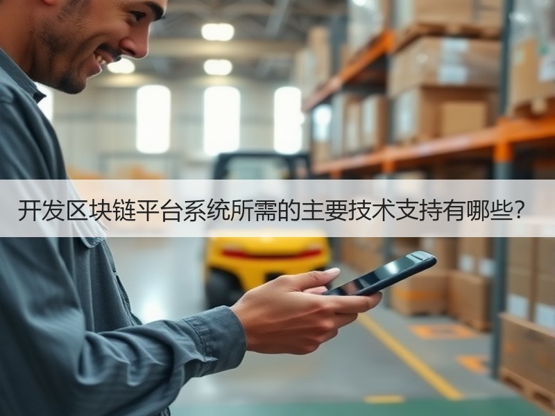 开发区块链平台系统所需的主要技术支持有哪