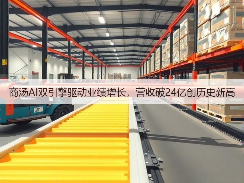 商汤AI双引擎驱动业绩增长，营收破24亿