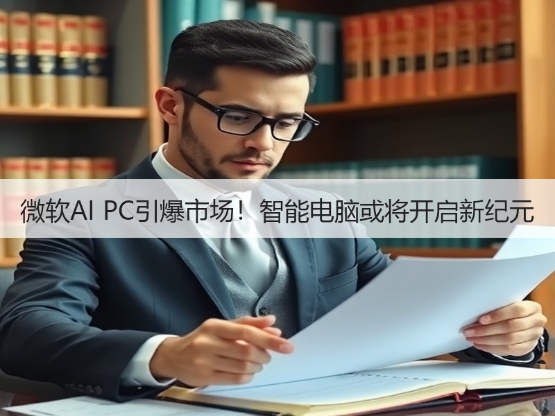 微软AI PC引爆市场！智能电脑或将开启