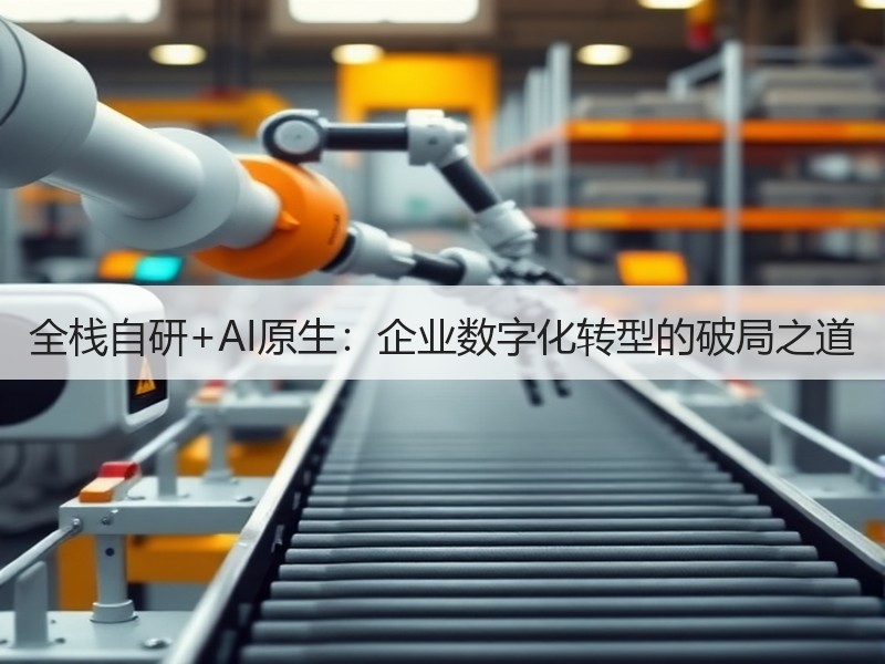 全栈自研+AI原生：企业数字化转型的破局
