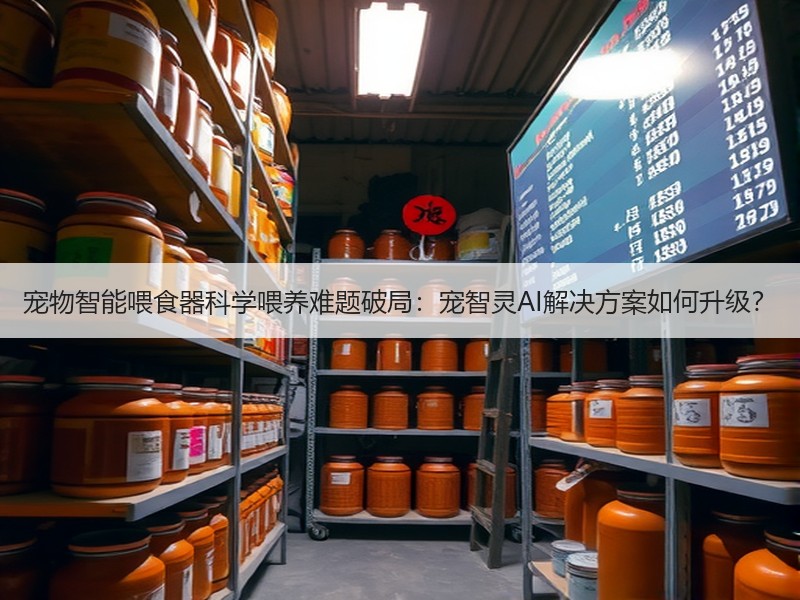 宠物智能喂食器科学喂养难题破局：宠智灵A