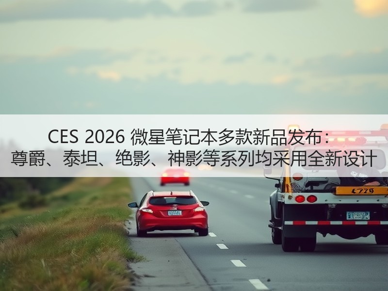 CES 2026 微星笔记本多款新品发布
