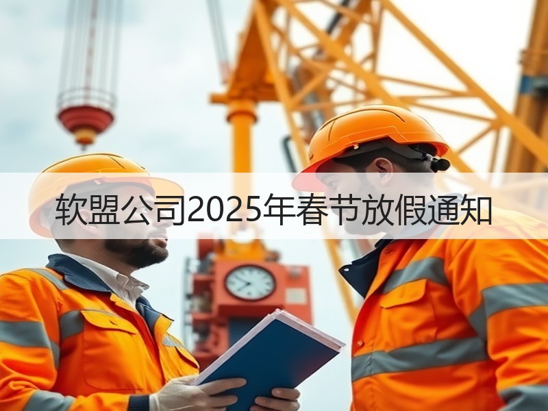 软盟公司2025年春节放假通知