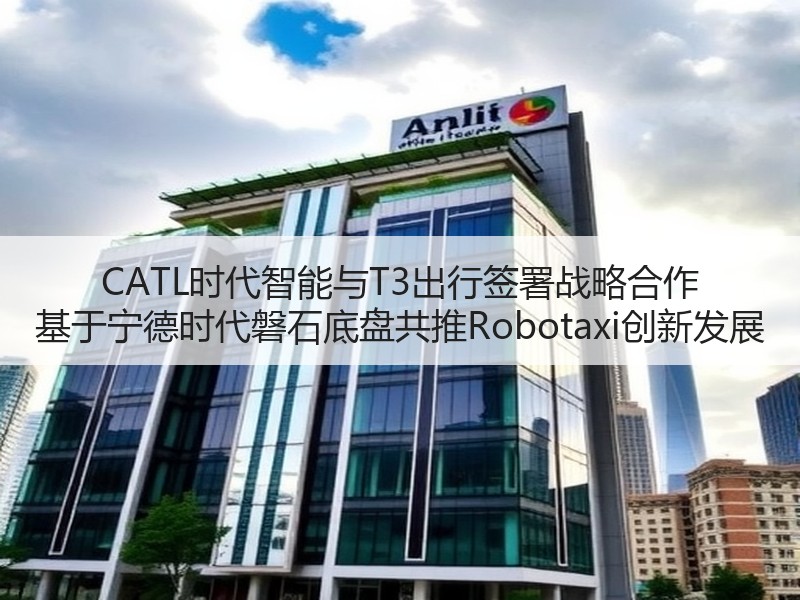 CATL时代智能与T3出行签署战略合作 