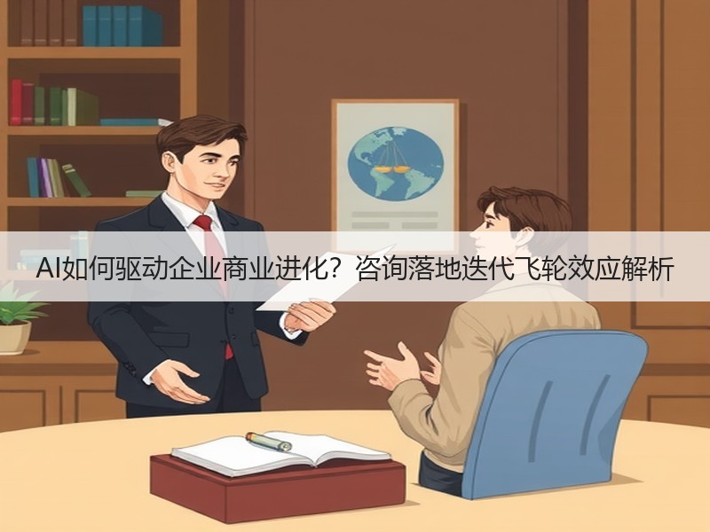 AI如何驱动企业商业进化？咨询落地迭代飞