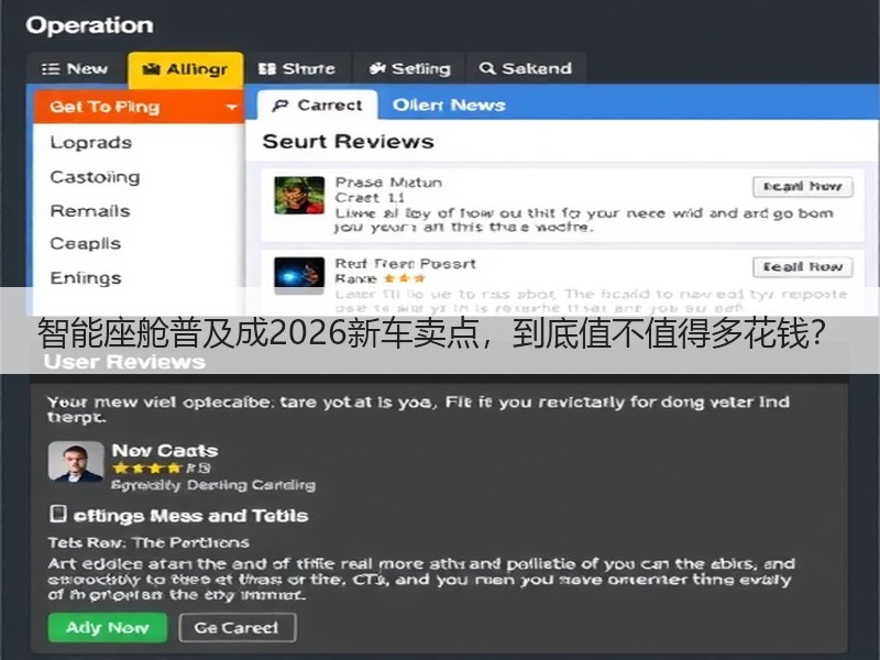智能座舱普及成2026新车卖点，到底值不