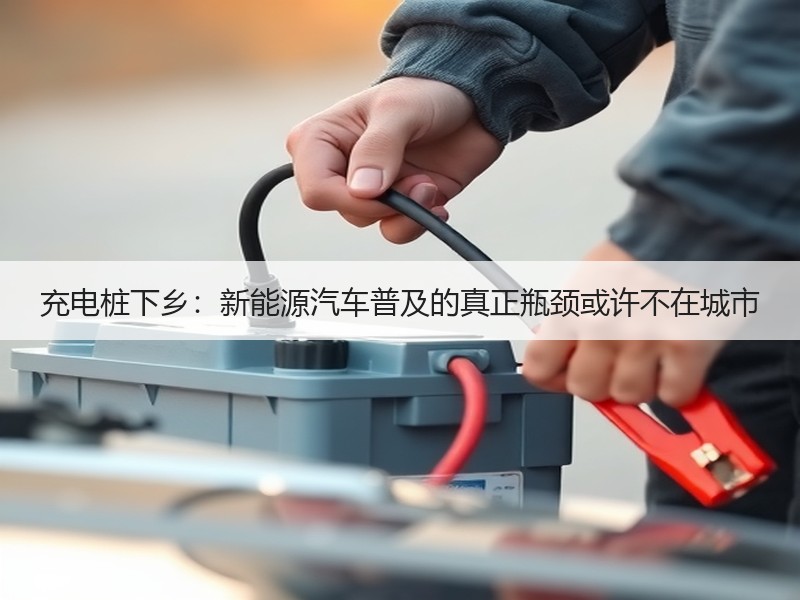 充电桩下乡：新能源汽车普及的真正瓶颈或许