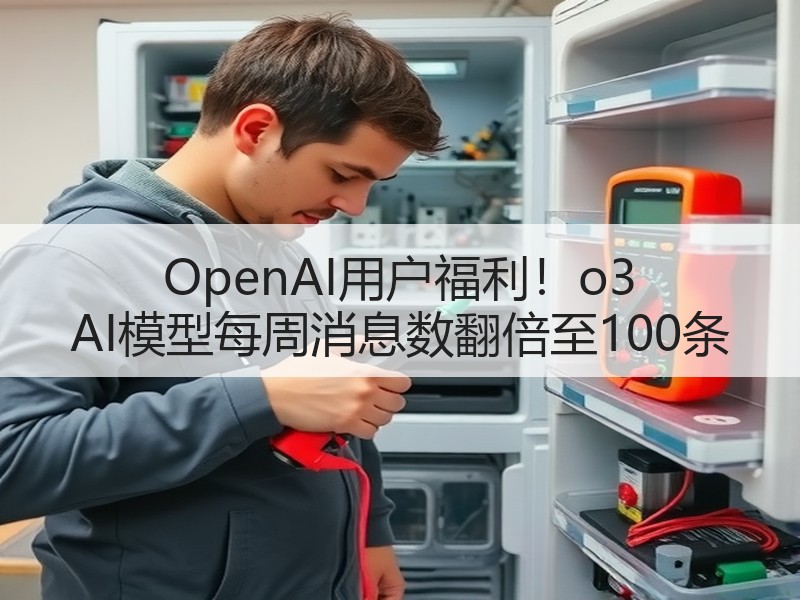 OpenAI用户福利！o3 AI模型每周