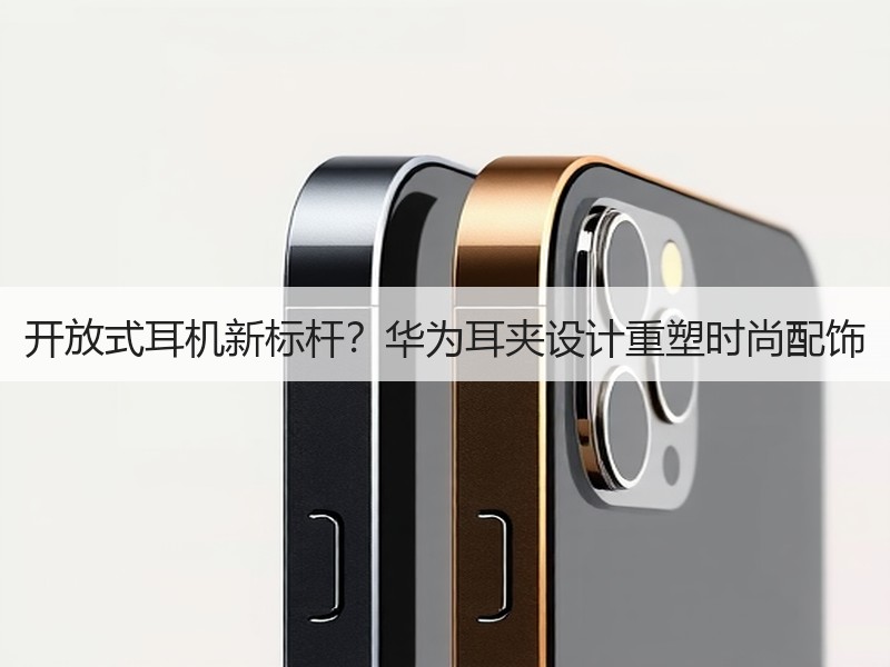 开放式耳机新标杆？华为耳夹设计重塑时尚配