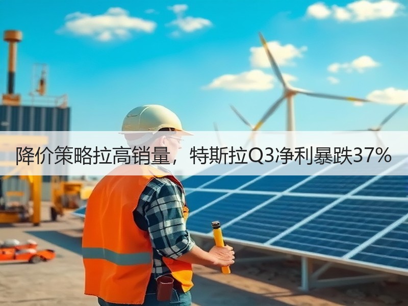 降价策略拉高销量，特斯拉Q3净利暴跌37