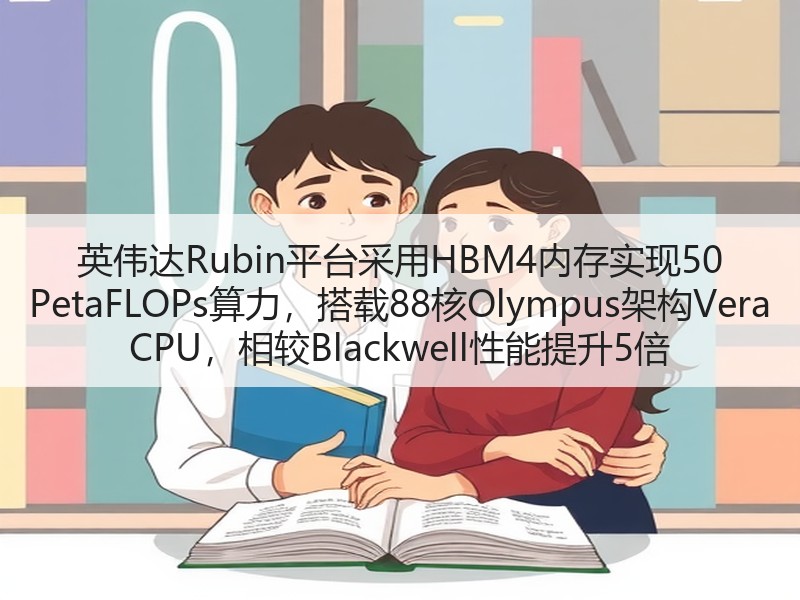 英伟达Rubin平台采用HBM4内存实现