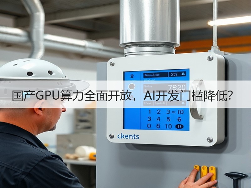 国产GPU算力全面开放，AI开发门槛降低