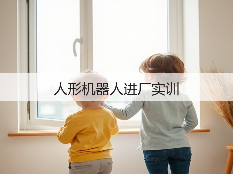 人形机器人进厂实训