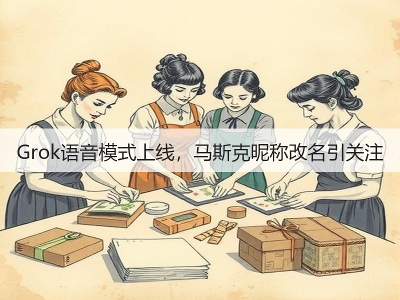 Grok语音模式上线，马斯克昵称改名引关
