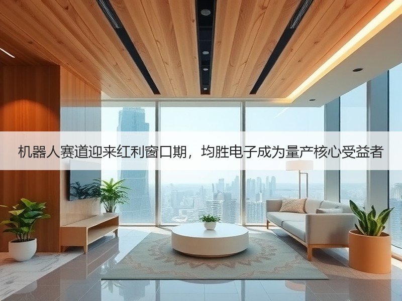 机器人赛道迎来红利窗口期，均胜电子成为量