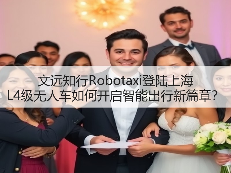 文远知行Robotaxi登陆上海 L4级