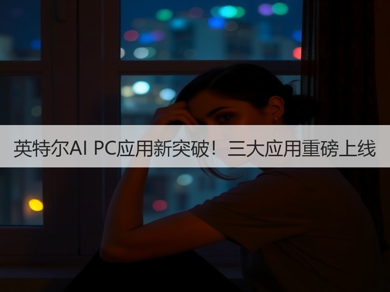 英特尔AI PC应用新突破！三大应用重磅