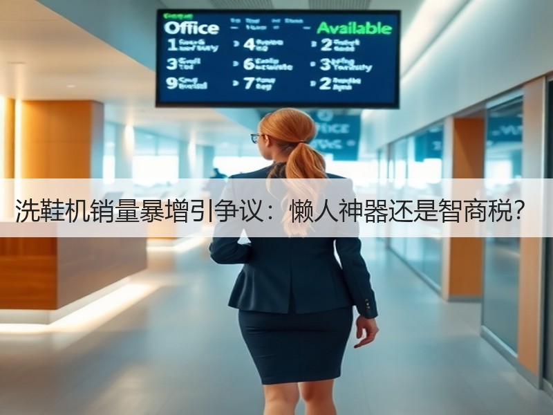 洗鞋机销量暴增引争议：懒人神器还是智商税