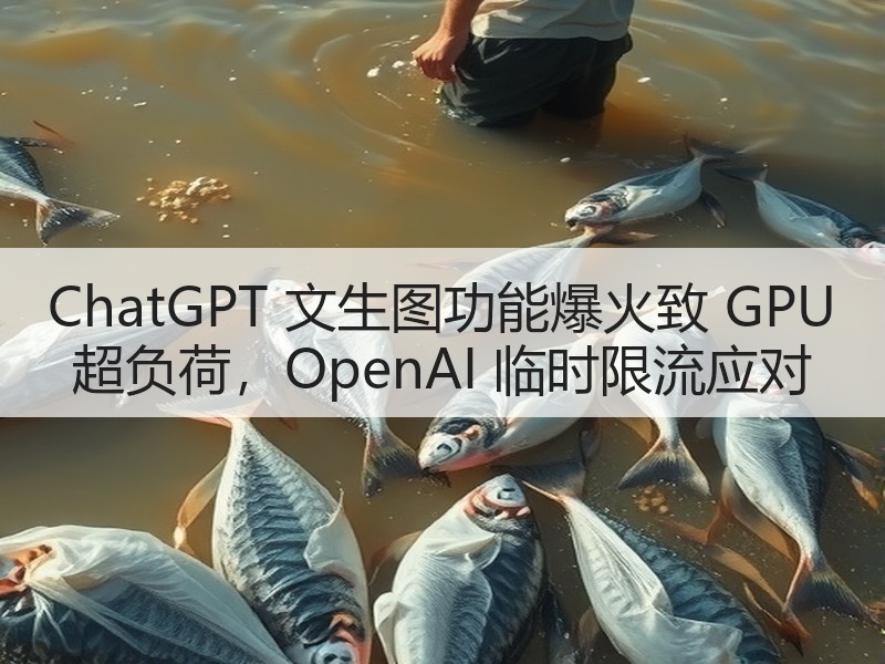 ChatGPT 文生图功能爆火致 GPU