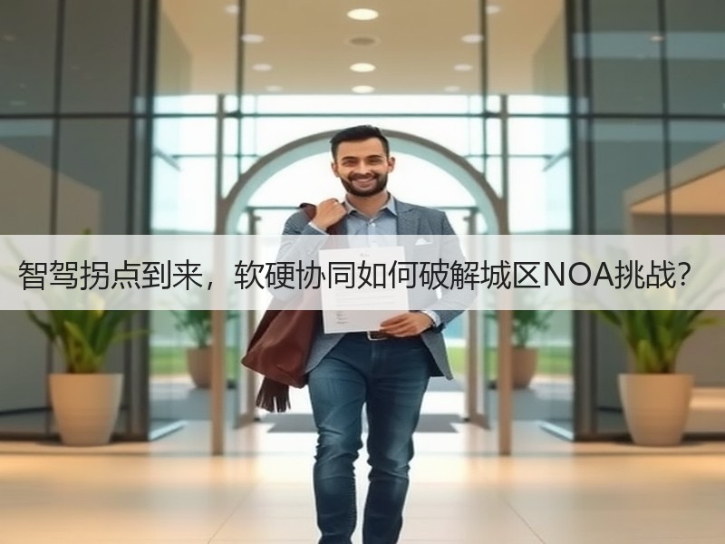 智驾拐点到来，软硬协同如何破解城区NOA