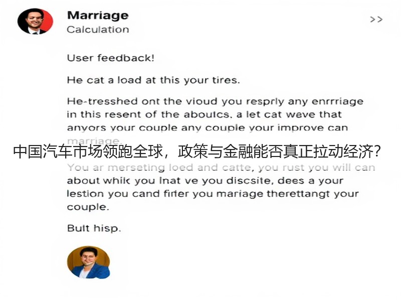 中国汽车市场领跑全球，政策与金融能否真正