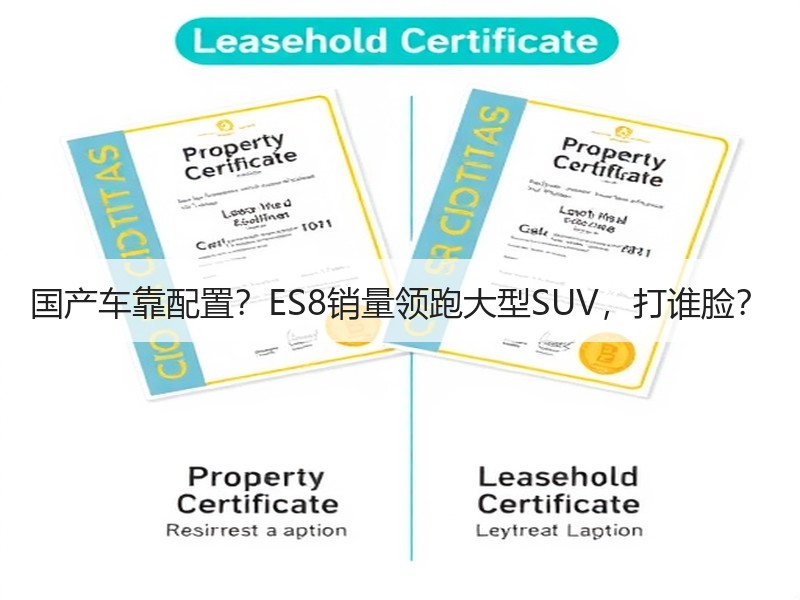 国产车靠配置？ES8销量领跑大型SUV，