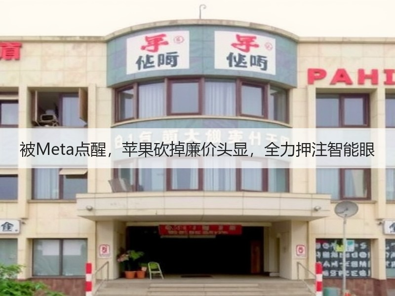 被Meta点醒，苹果砍掉廉价头显，全力押