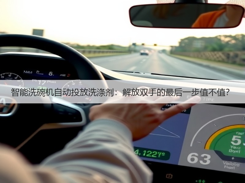 智能洗碗机自动投放洗涤剂：解放双手的最后